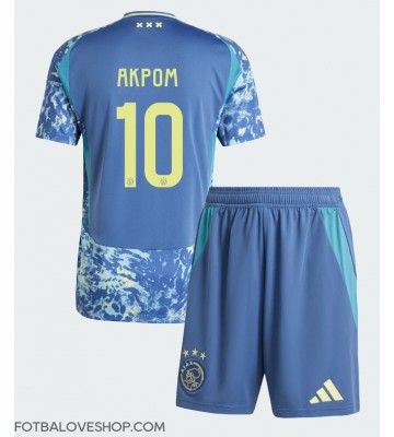 Ajax Chuba Akpom #10 Dětské Venkovní Dres 2024-25 Krátký Rukáv (+ trenýrky)